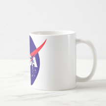 Logo de boulette de viande de la NASA Mugs À Café