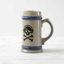 Logo de la piraterie anti-RIAA de pirate de musiqu Tasse À Café
