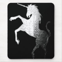 logo de licorne, scintillement tapis de souris