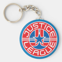 Logo de ligue de justice porte-clé
