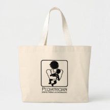 LOGO de pédiatre - docteur aux nourrissons, enfant Sacs