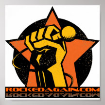 logo de RockedAgain.com sur l'affiche