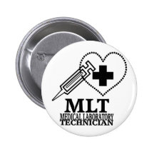 LOGO DE TECH DE LABORATOIRE MÉDICAL DE SERINGUE DE BADGES AVEC AGRAFE