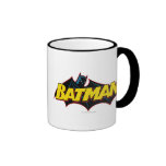 Logo de vieille école de Batman Tasse À Café