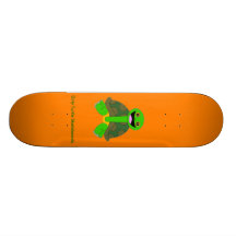 Logo Deck, Orange Skateboard Deck