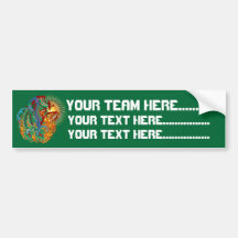 Logo Football  think it's to early view notes Bumper Stickers