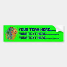 Logo Football  think it's to early view notes Bumper Stickers