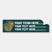 Logo Football  think it's to early view notes Bumper Stickers