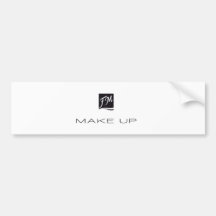 Logo MAKE UP Bumper Sticker
