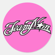 Logo noir de TeamMom Autocollant