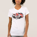 Logo noir et rouge de Tom t-shirts