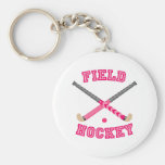 Logo rose d'hockey de champ porte-clé