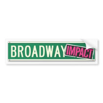 Logo sticker bumper sticker