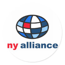Logo Suggestion - Ny Alliance Round Sticker