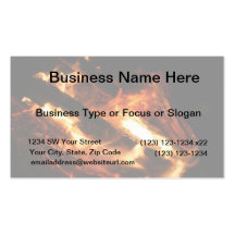 logs in flames photograph business card templates