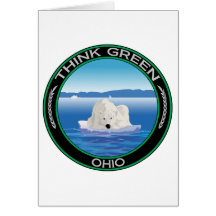 L'Ohio polaire vert Cartes De Vœux