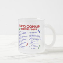 Lois 2 de propriété de COONHOUND de BLUETICK Mugs À Café