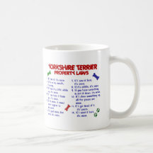 Lois 2 Yorkie de propriété de YORKSHIRE TERRIER Tasse À Café