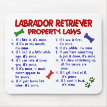 Lois de propriété de LABRADOR RETRIEVER Tapis De Souris