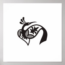 L'oiseau Deco choisit 9/10 (le noir) Posters