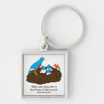 L'oiseau le plus convenable porte-clef