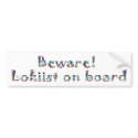 Loki Bumper Sticker bumper stickers