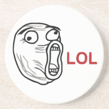 LOL BEVERAGE COASTER