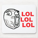 lol face meme humour rofl omg omfg mouse pad