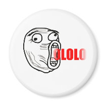 LOL Guy Refrigerator Magnets