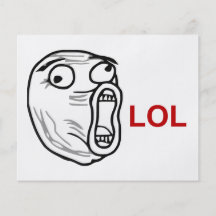 LOL Laugh Out Loud Rage Face Meme Custom Flyer