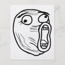 LOL Laugh Out Loud Rage Face Meme Personalized Flyer
