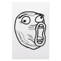 LOL Laugh Out Loud Rage Face Meme Customized Stationery