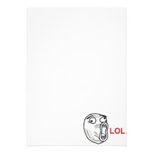 LOL meme Custom Invitation