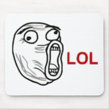 LOL Rage Face Mouse Pad