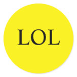 LOL ROUND STICKER