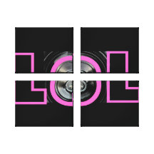 "LOL" STRETCHED CANVAS PRINT