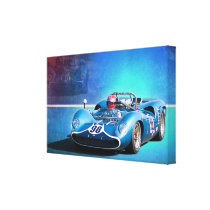Lola T70 Stretched Canvas Print canvas prints