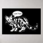 lolcat - i can has? poster