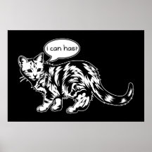lolcat - i can has? poster