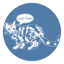 lolcat - je peux a ? autocollants