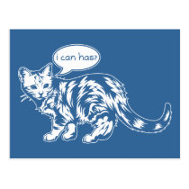 lolcat - je peux a ? cartes postales