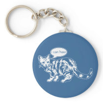 lolcat - je peux a ? porte-clés