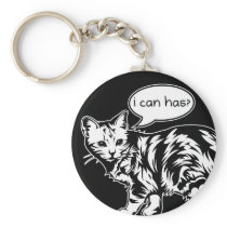 lolcat - je peux a ? porte-clés