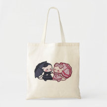Lolita dragons tote bag