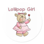 Lollipop Girl Stickers