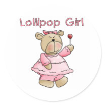 Lollipop Girl Stickers