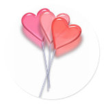 Lollipop Hearts stickers
