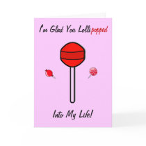 Lollipop Valentine Card
