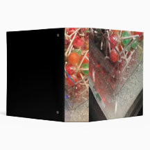 Lollipops Vinyl Binder