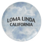 Loma Linda California Party Plate